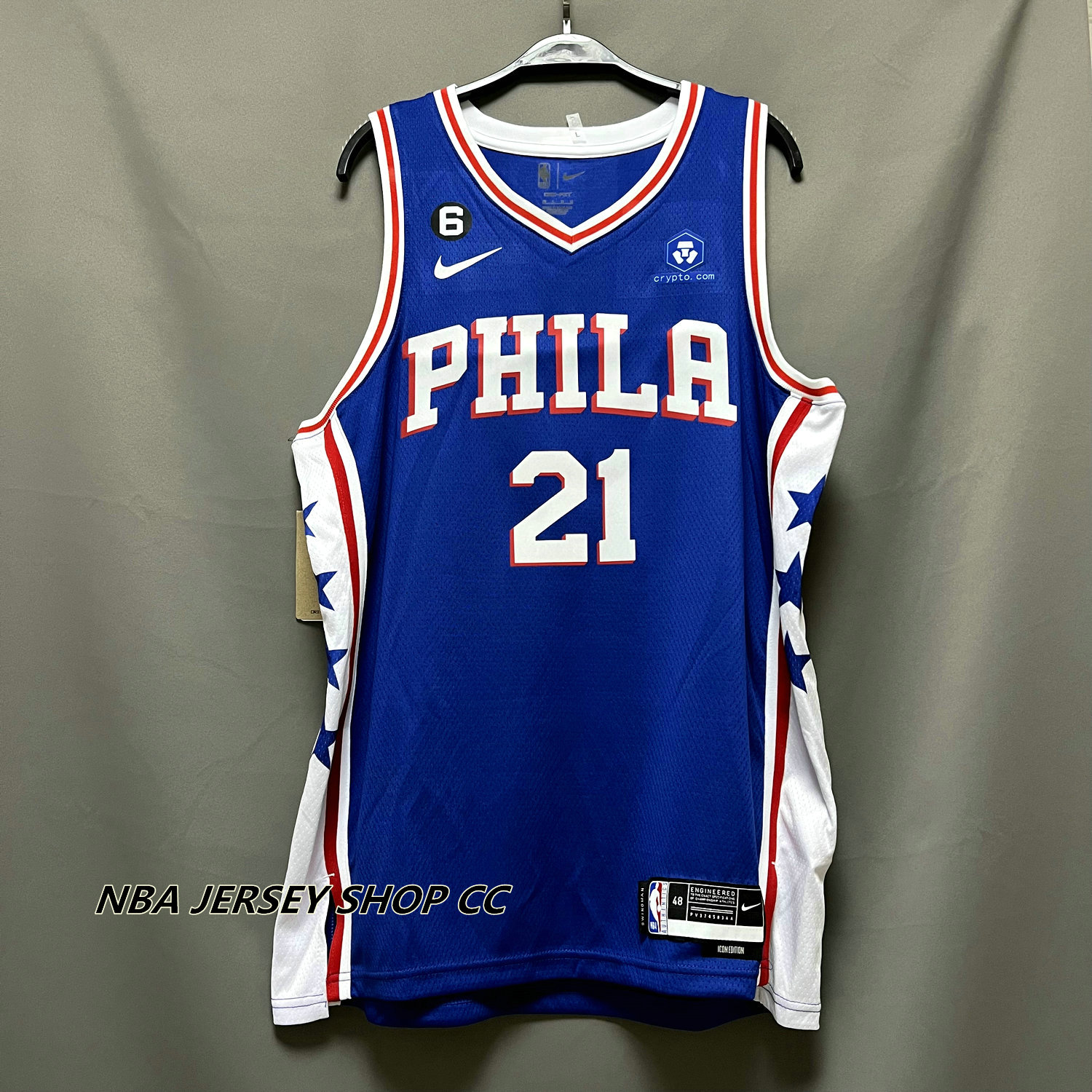 Philadelphia 76ers Nike City Edition Swingman Jersey 22 - White - Joel  Embiid - Youth