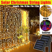 Solar-Powered LED Fairy Lights for Christmas and Halloween Decor