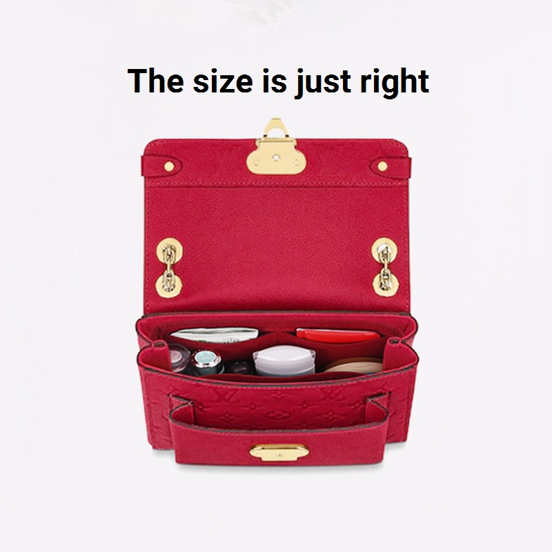 soft light and shape】bag organizer insert fit for lv onthego on the go bag  in bag organiser compartment storage zipper inner bag