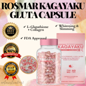 ROSMAKAGA Gluta Capsules - Skin Whitening & Slimming Supplement