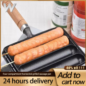 "Non-Stick Cast Iron Sausage Grill Pan by "