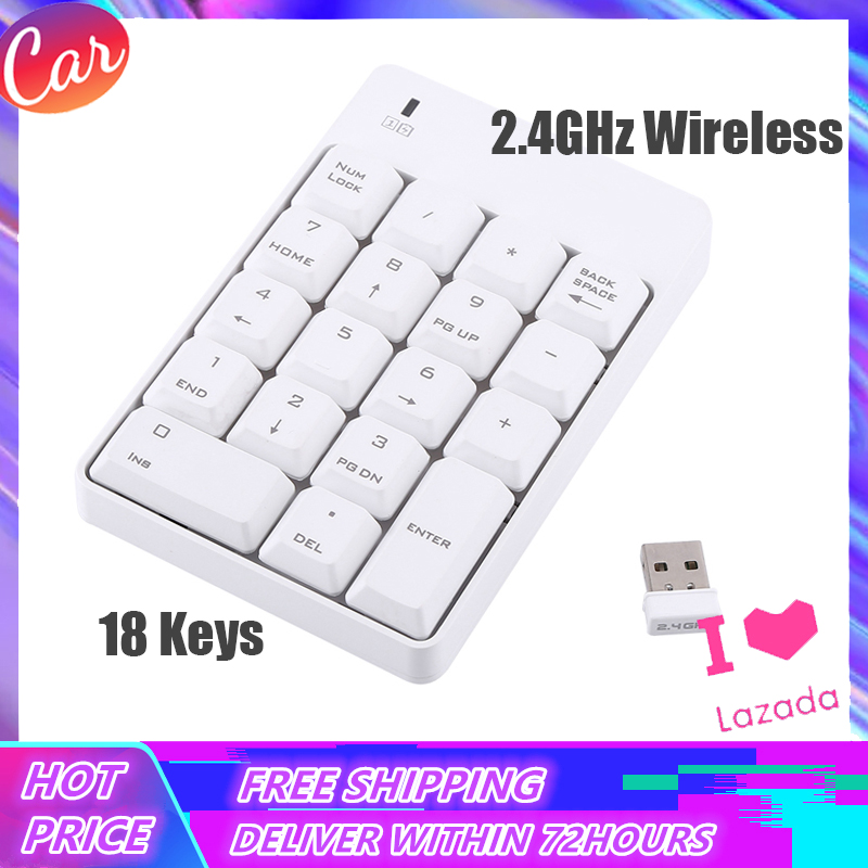 Wireless Mini Numeric Keypad for PC/Laptop by 