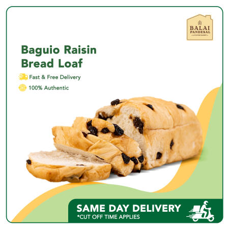 Balai Pandesal Baguio Raisin Bread - Fresh Sweet Pastries