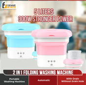 Portable Folding Washing Machine with Dryer by 