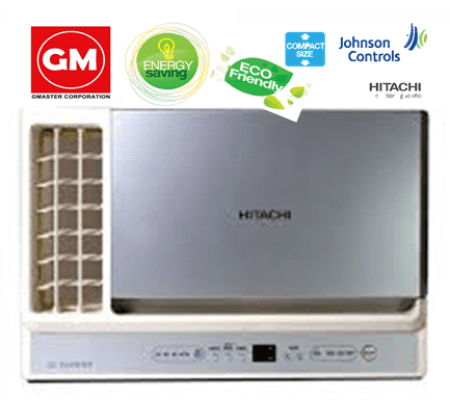 Hitachi 1.0HP DC Inverter Window Aircon with Remote Control