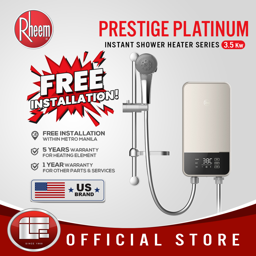 RHEEM RTLE-35P-1 PRESTIGE PLATINUM INSTANT WATER HEATER