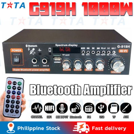 G919H 1000W Bluetooth Home Power Amplifier with Remote Control