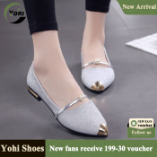 Stylish Slip-On Doll Shoes for Women by 