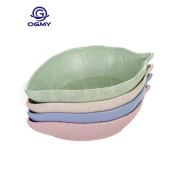 Ogmy Leaf-Shaped Saucer Tableware Small Dish Taste Dish Kitchen Vinegar Sauce Seasoning Dish Bone Dish Soy Sauce Dish Vegetable Dish Snack Plate