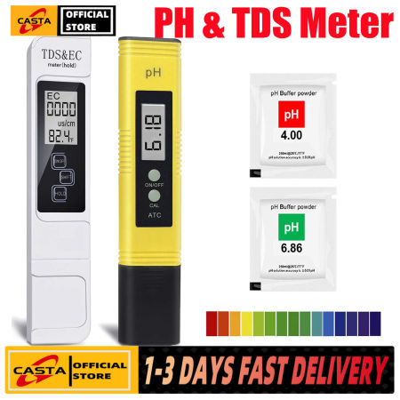 Pen Type Water pH and TDS Tester for Hydroponics