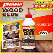 PIONEER Woodworking Wood Glue | Water-Resistant | Easy-Dispense Bottle