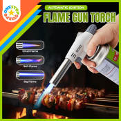 Osq Automatic Ignition Adjustable Butane Gas Flame Jet Burner Torch for Barbeque Cooking and Welding