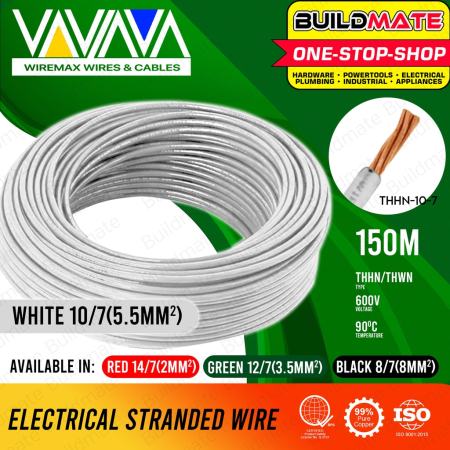 BUILDMATE Wiremax Electrical THHN Stranded Cable Wires (150 Meters)