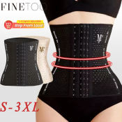FINETOO Waist Trainer: Slimming Belt for Women - Adjustable Strap