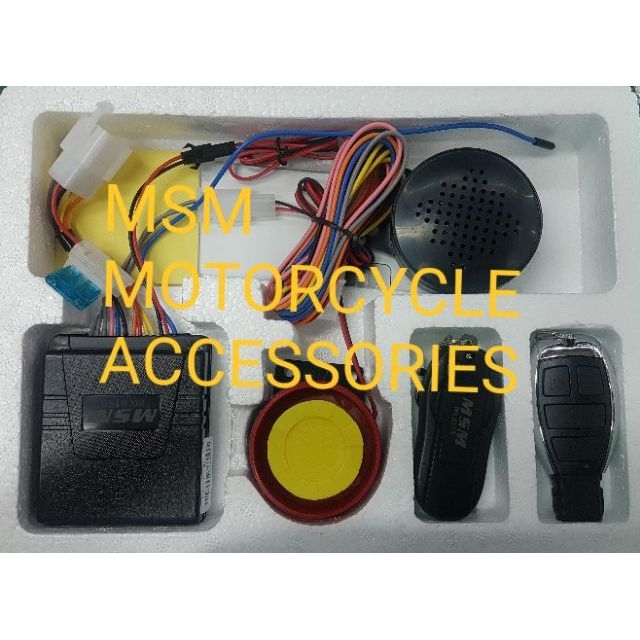 talking alarm for motorcycle
