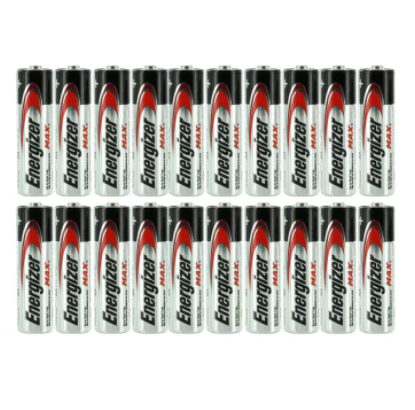 Energizer Max Alkaline AAA Batteries Pack of 20