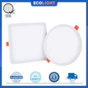 Ecol Led ceiling light 3-18w Pin light Downlight Panel light Ceiling Light with Tri Color option Recessed