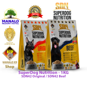 SUPERDOG NUTRITION - SDN42 Original  or SDN42 Beef