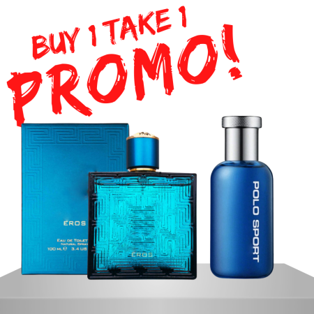 BOGO Eros Blue & Polo Sport Fragrance Perfume for Men