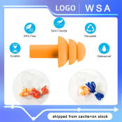 Soft Silicone Swimming Earplugs with Case - Hearing Protection