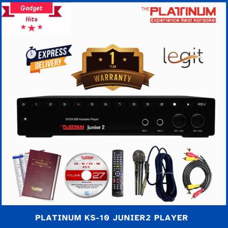 Platinum KS10 Plus Junior Karaoke Player with Free Mic