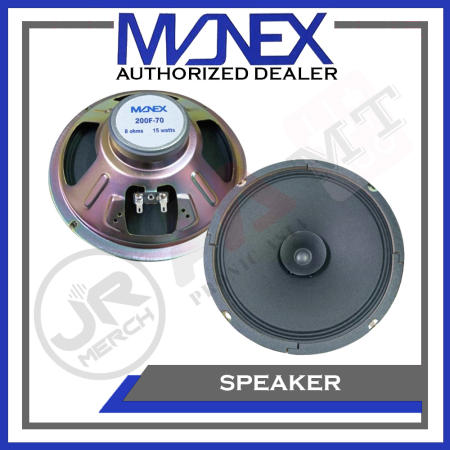 Manex  8 inches 15w. 8 ohms Full Range Speaker