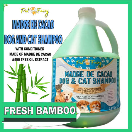 Madre de Cacao Fresh Bamboo Shampoo with Conditioner, 1 Gallon