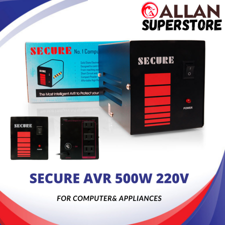 Secure 500W AVR for Computers and Appliances / High Performance