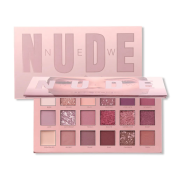 Huda Nude Palette | New 18 -Color Eye Shadow Plate Rose Quarts Extreme Day Rose Powder Crystal Crisp Fragrant Rice | Huda Beauty Nude Eyeshadow Warm Nude Palette 18 Colors Make Up Obsession | 18 Color Huda Pearlescent Matte Eye Shadow Professional Make Up