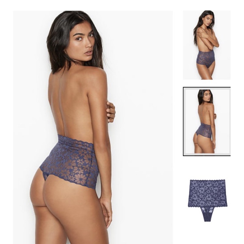 SEXY ILLUSIONS BY VICTORIA'S SECRET No Show Mesh High-waist Thong Panty