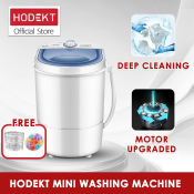 HODEKT Mini Semi-Automatic Baby Washing Machine, 1 Year Warranty