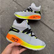 Fashion Stephen Curry SC highcut lace up kids style shoes
