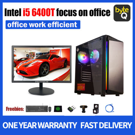 Intel i5 Gaming PC Set with Monitor and Storage Options