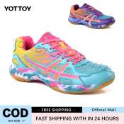 YOTTOY Professional Badminton Shoes, Non-slip, Breathable, Shock Absorption