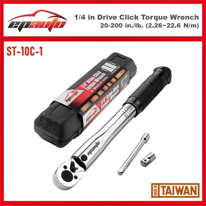 EPAuto 1/2-inch Drive Click Torque Wrench, 10-150 ft. lb. ST-10A-1  Lazada PH