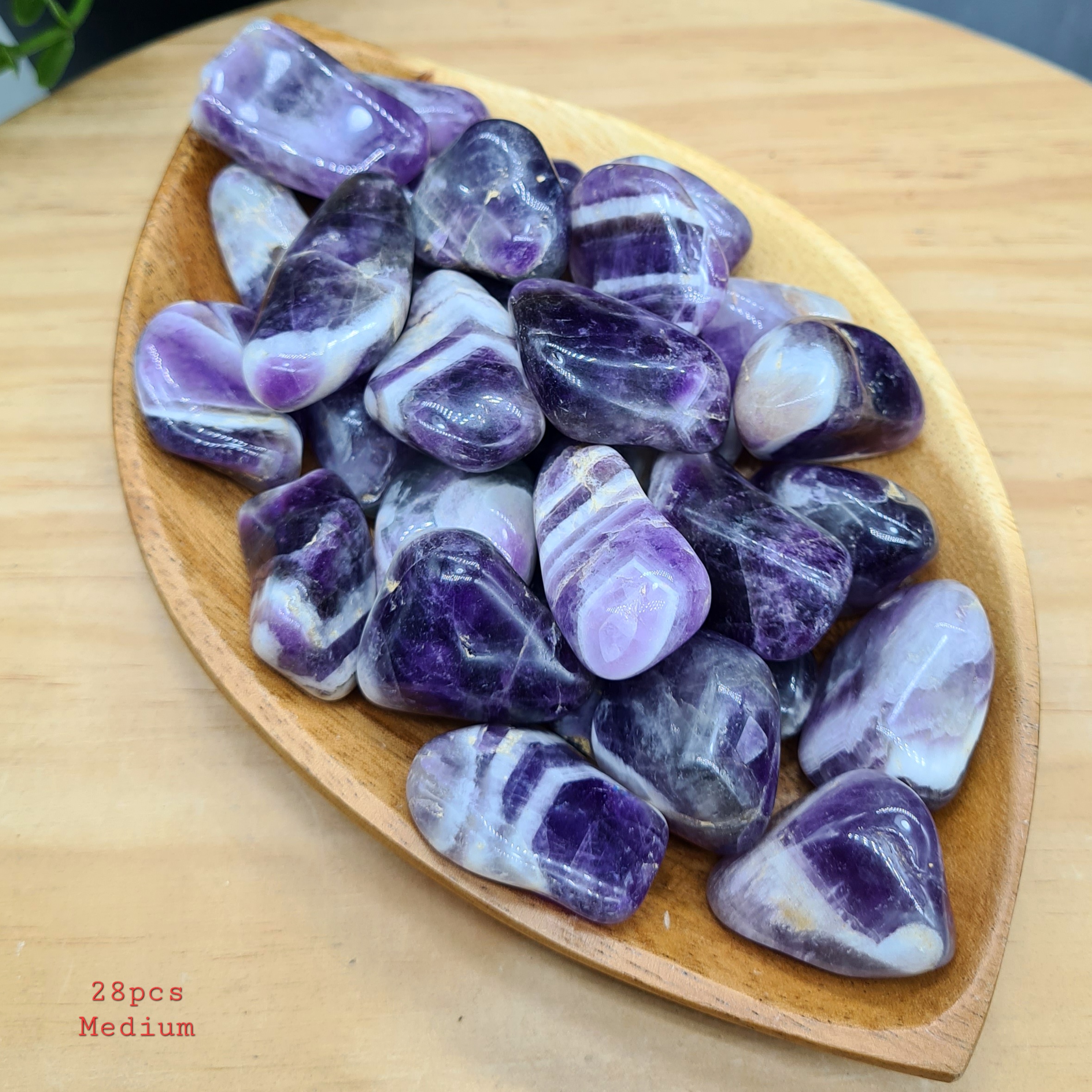 Amethyst Tumbled Stone - Medium