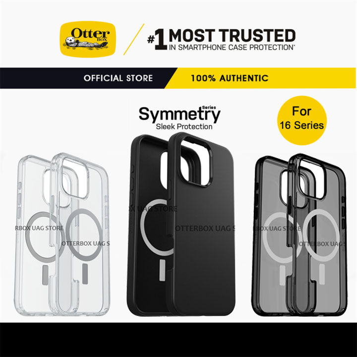 OtterBox Symmetry With Magnetic Series For iPhone 16 17 Pro Max / 17 Air / 15 14 Pro Max / 15 14 Pro / 13 12 Pro Max / 14 15 16 Plus Phone Case