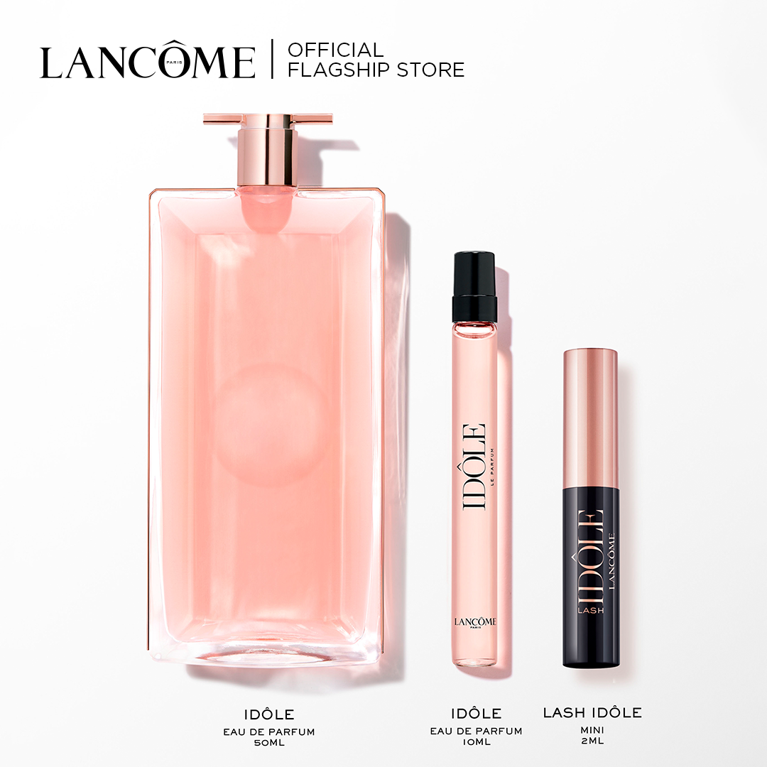 Lancôme Idôle 50ml Set - Clean, Fresh, and Floral Long Lasting Perfume Rose, Vanilla, Jasmine, White Musk Fragrance for Women