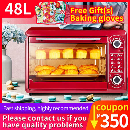 48L Electric Convection Oven: High Capacity, Multifunctional, Home Appliance