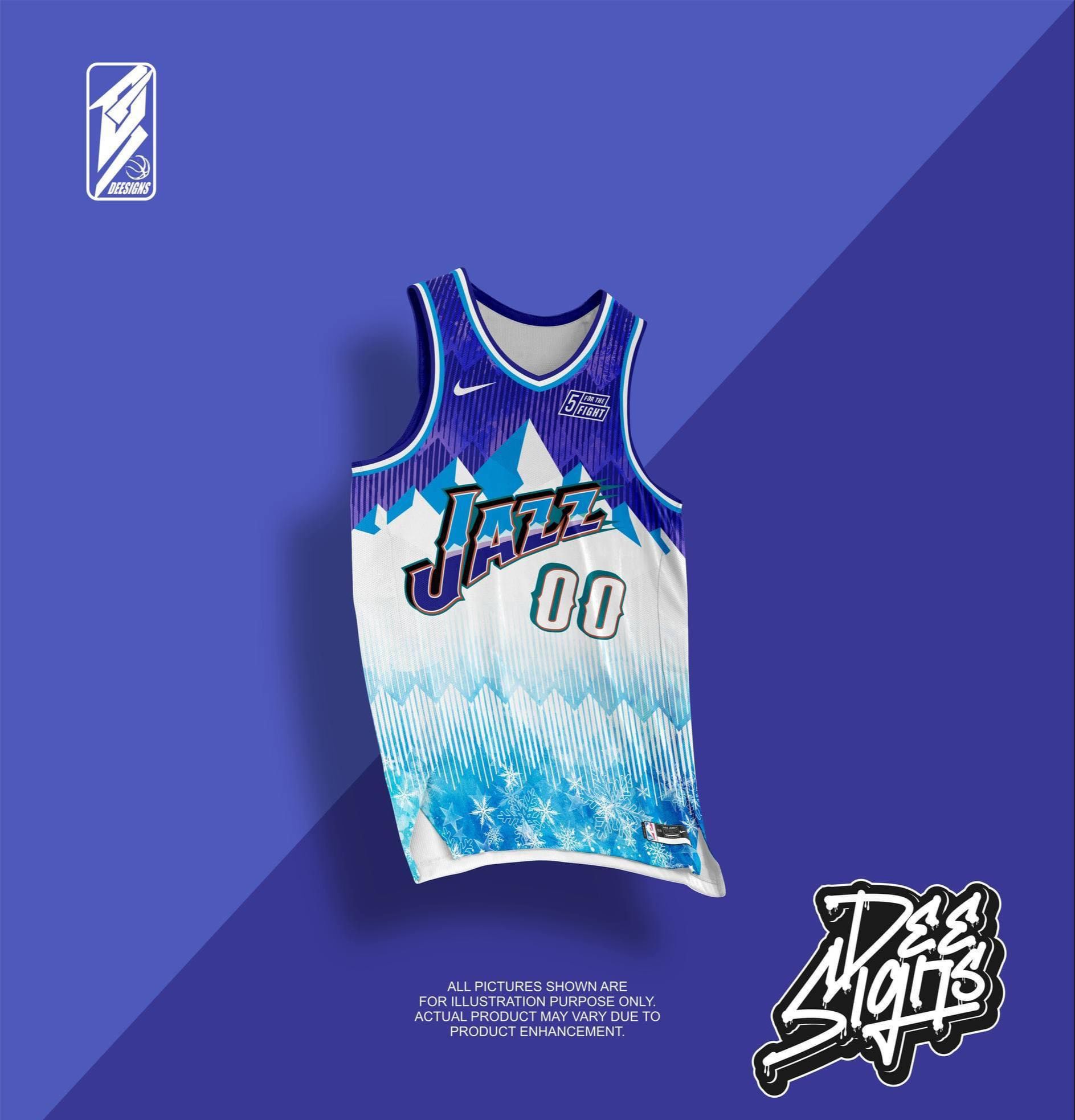 utah jazz sublimation jersey