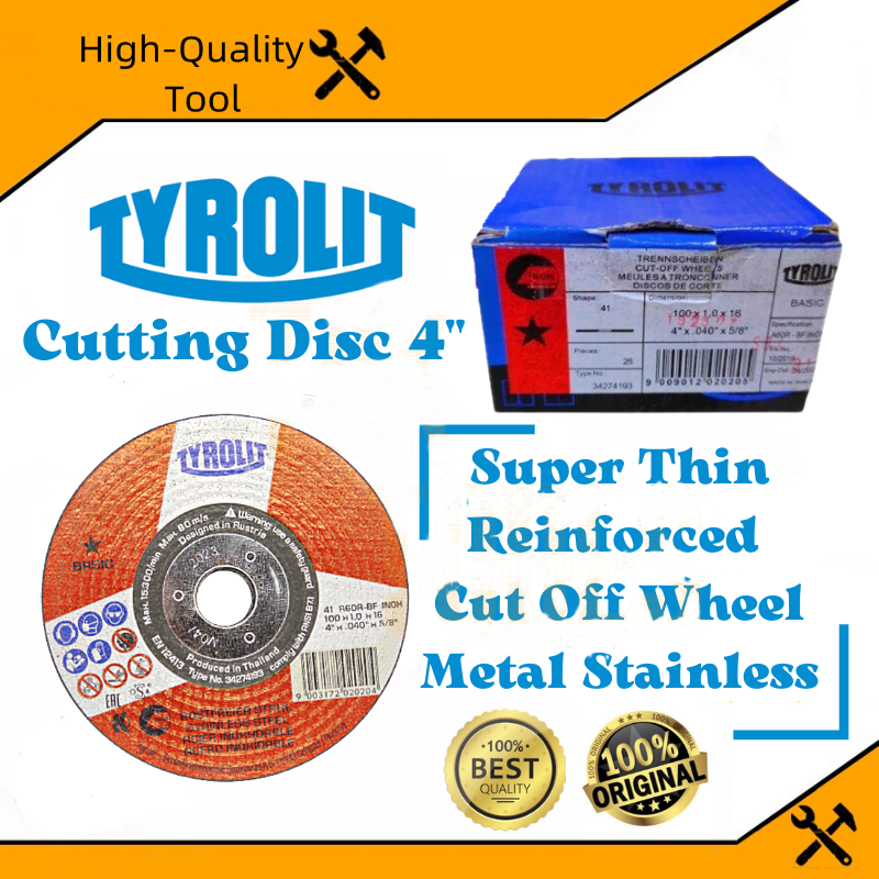 Cutting Disc 4" Super Thin Cut Off Metal Stainless Basic Original high quality