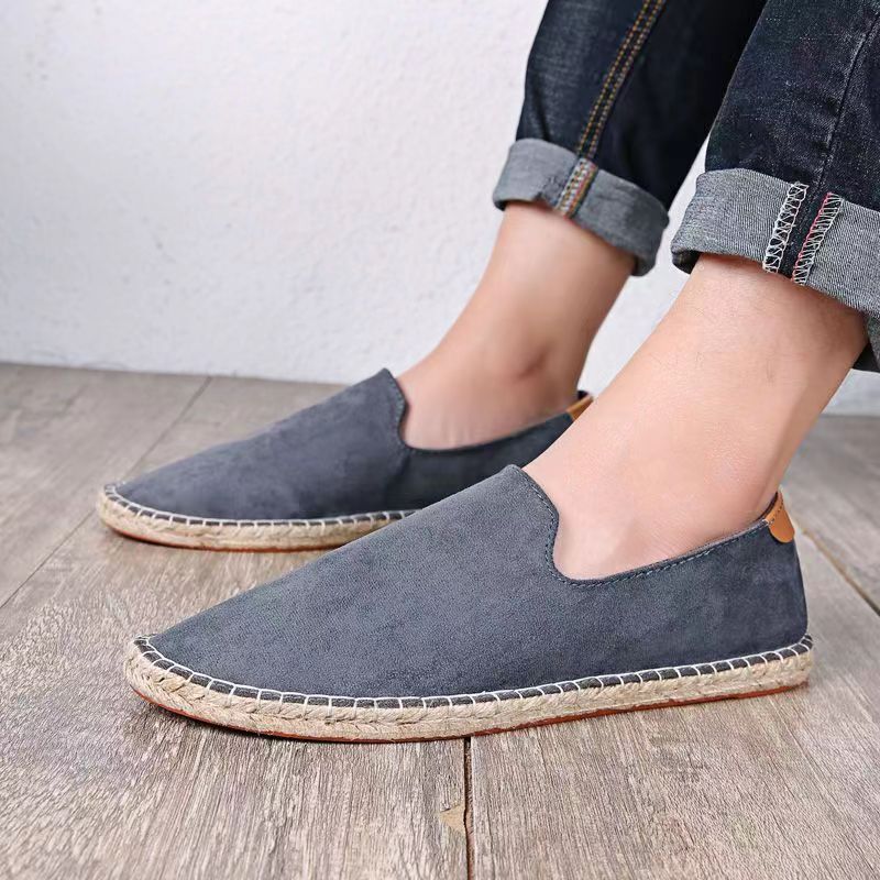 Espadrille Shoes for Men Fisherman Shoes Men s Summer Linen Straw Sweat Absorbing and Deodorant Slip On Lazy Casual Shoes Fashion Simple Trendy Cloth Shoes Canvas Shoes for Men Lazada PH