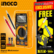 Ingco Digital Multimeter Tester with Electricians Tools Set