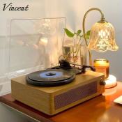 Gkeyin M1 Vinyl Player with Bluetooth Speaker and Turntable