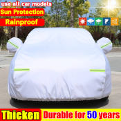 3XL Waterproof Car Cover - Universal All-Weather Protection (Brand: N/A)