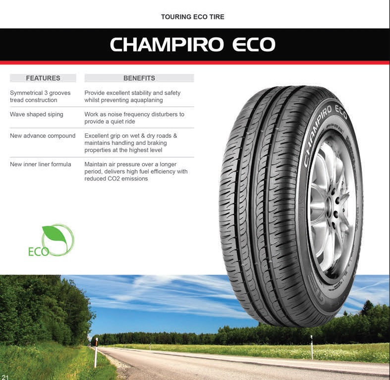 GT Radial 215/65 R15 96H CHAMPIRO Eco Tire ( 215/65R15 Gajah