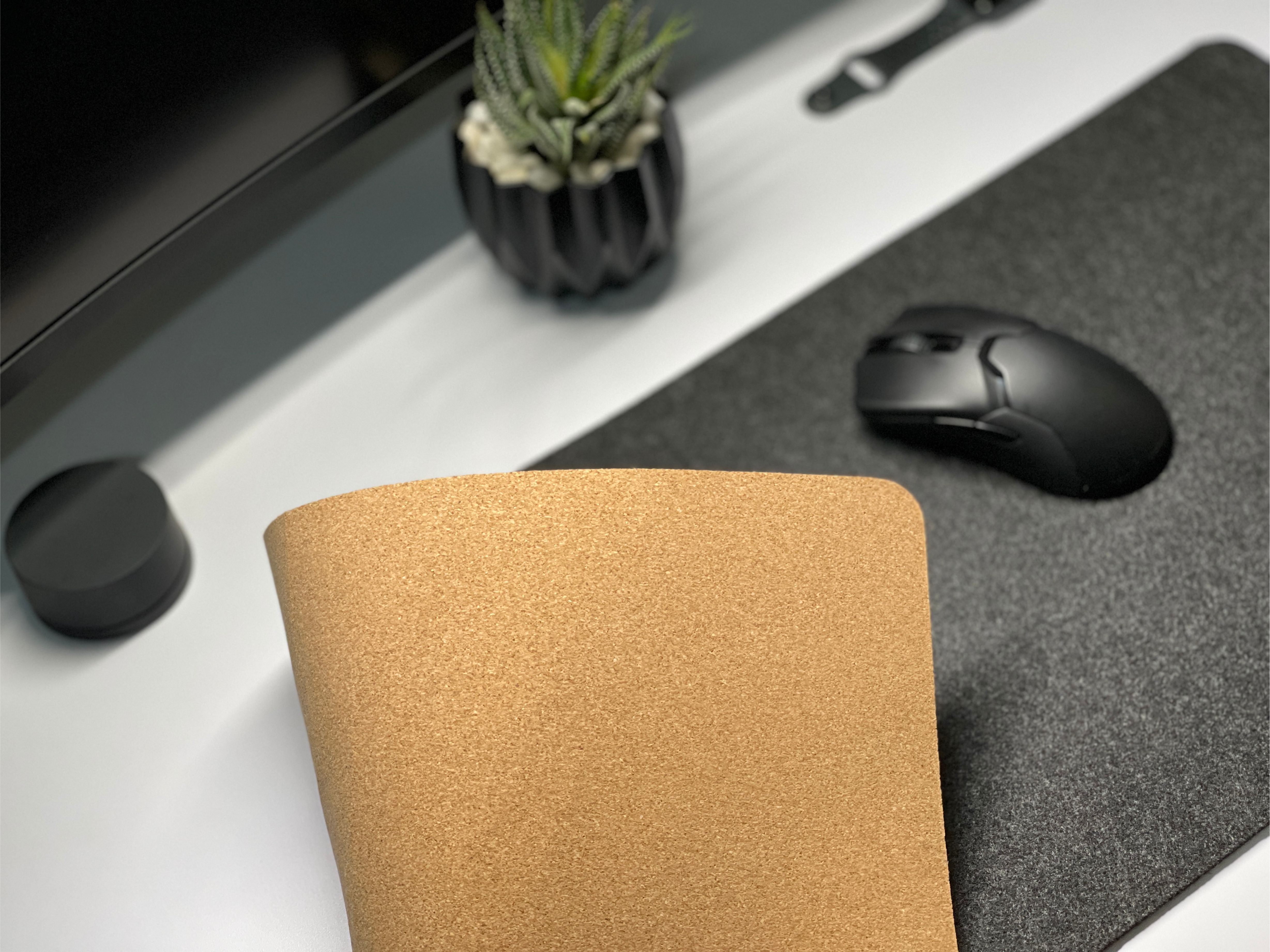 Felt and Cork Mousepad 800x300mm by MD Custom Mousepad Large