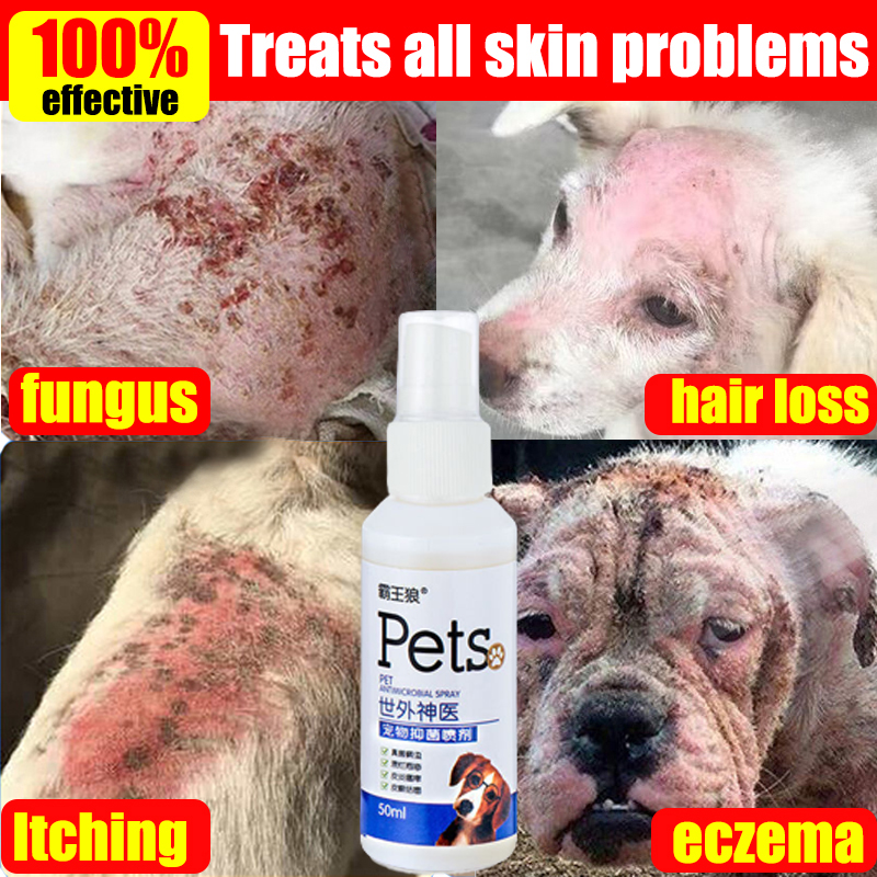 Pet skin treatment spray Pet...