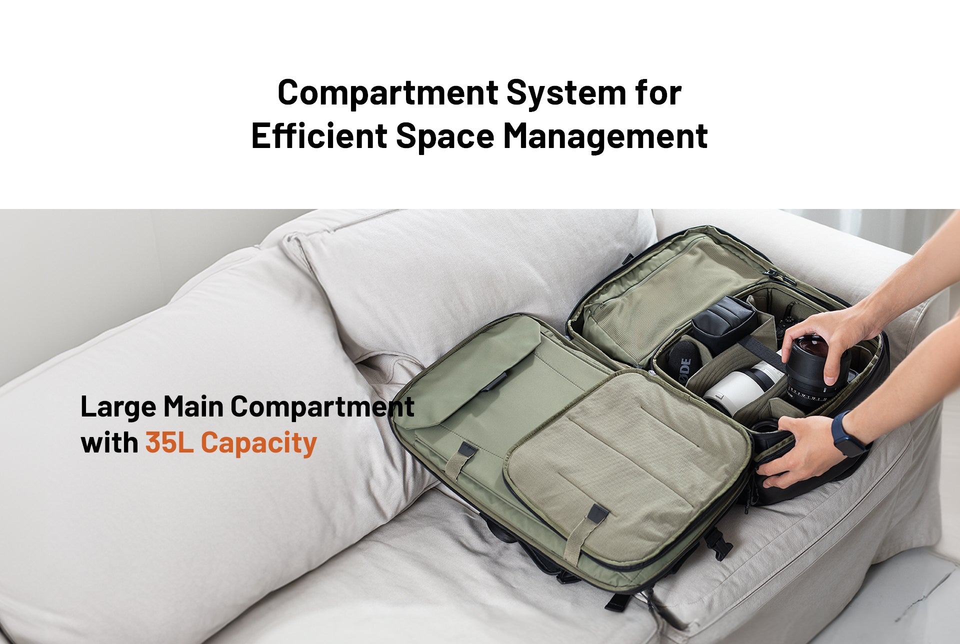 PGYTECH OneMo Travel Backpack (35L) Versatile Camera & Drone PGYTECH OneMo Travel Backpack (35L) Versatile Camera & Drone