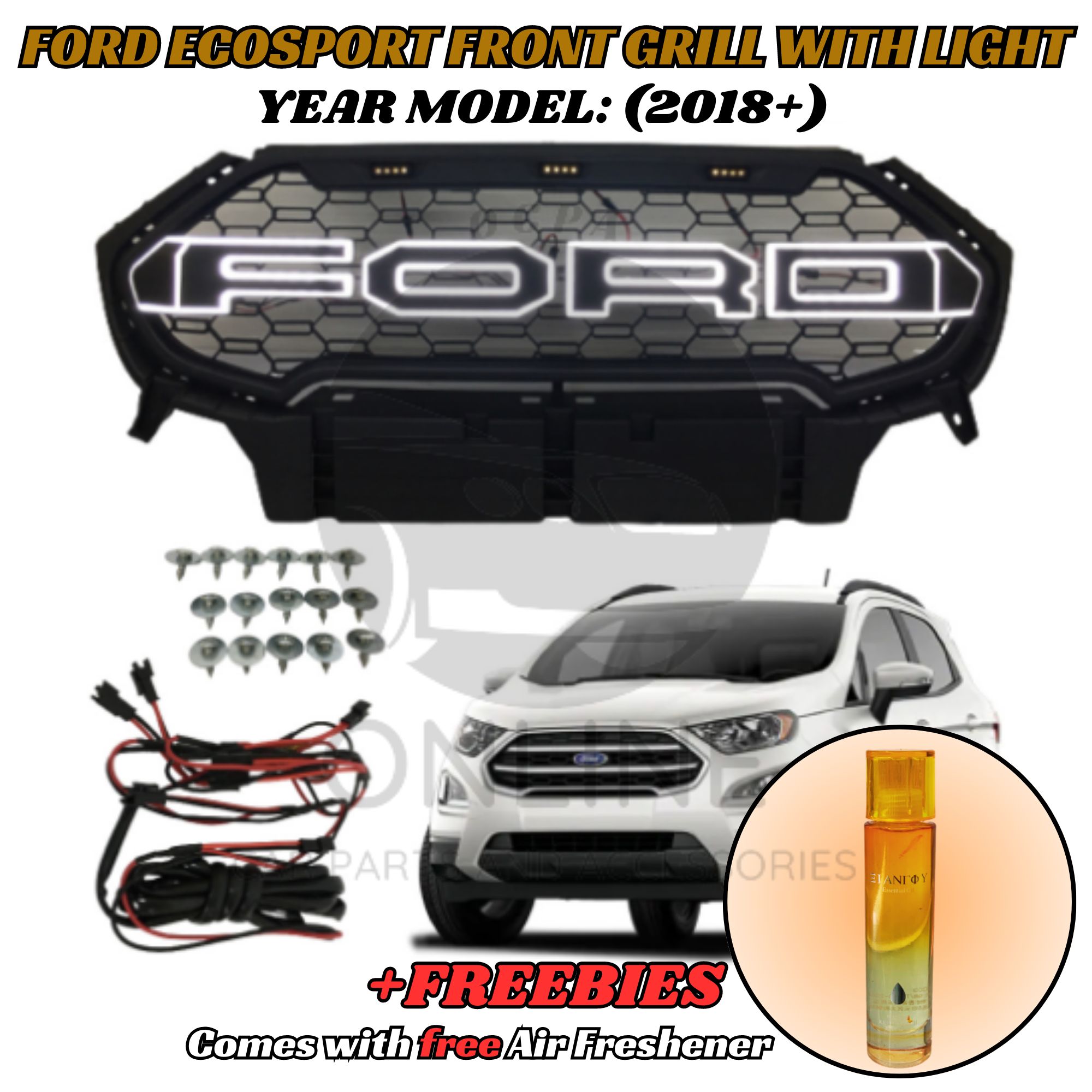 Shop Ford Ecosport Front Grill With Light online